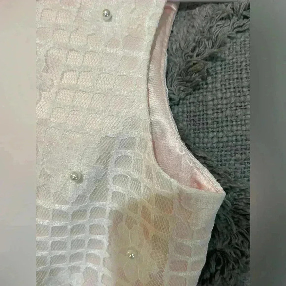 GIRLS PINK LACE DRESS PRINCESS DRESS SIZE 10 like new - Picture 7 of 10